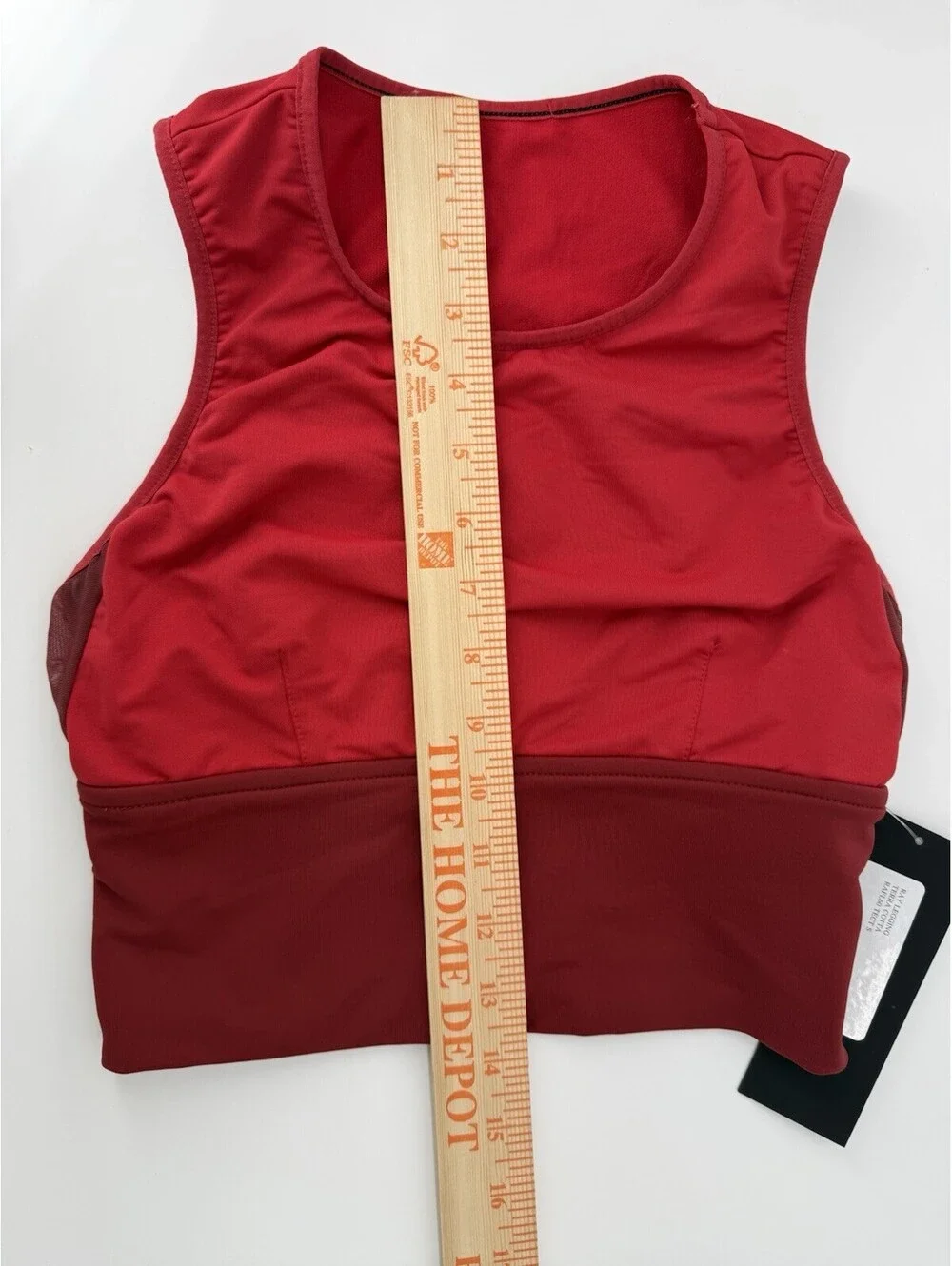 Michi Activewear Womens Ignite Crop Bra Top Small (2547) Red NWT